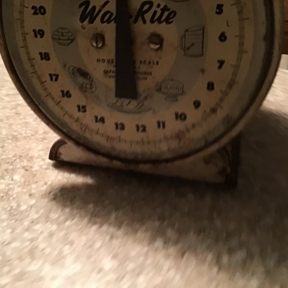Vintage Way-Rite Household Scale 25 pounds - Kitchen Primitive - Food Scale - Picture 4 of 7
